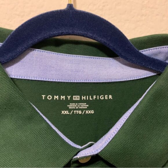 TOMMY HILFIGER ICON REGULAR FIT soft cotton Embroidery logo Polo 2XL - Picture 5 of 5